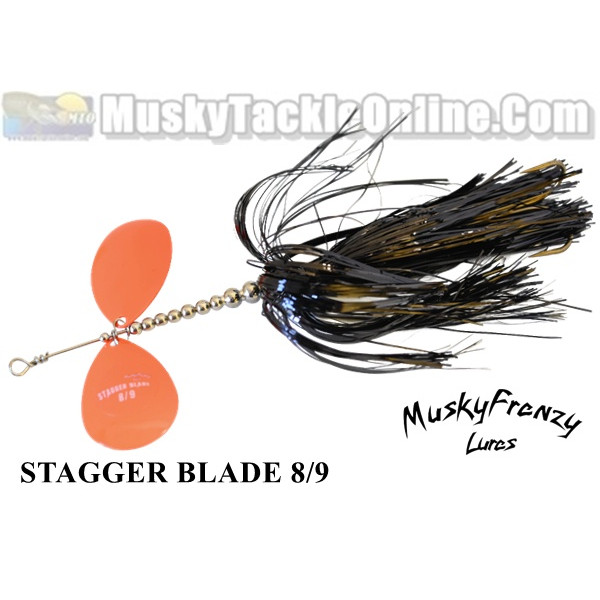 MuskyFrenzy Lures - Stagger Blade 8/9 - Musky Tackle Online